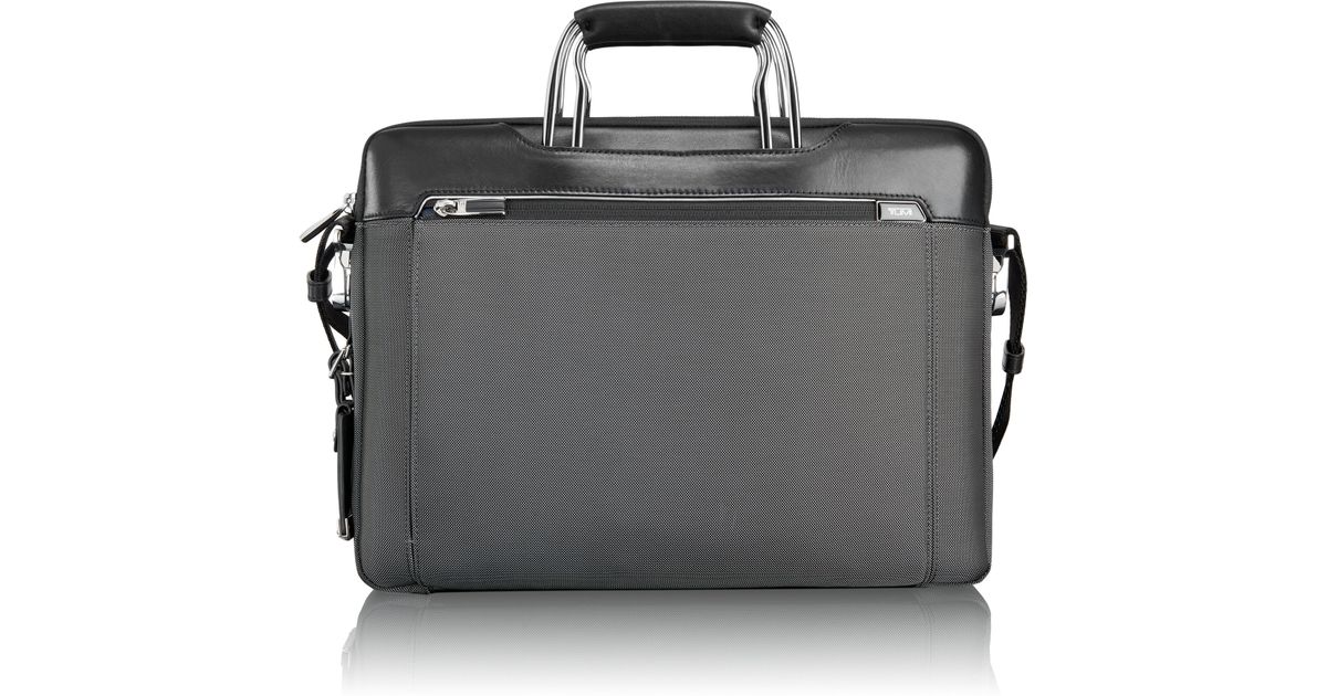 tumi slim briefcase