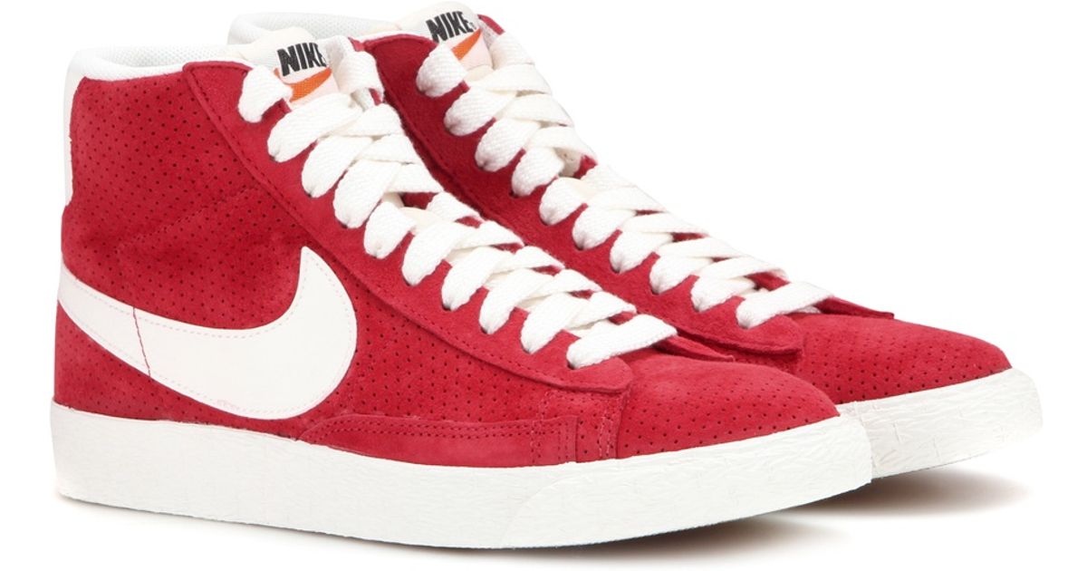 nike vintage suede high tops