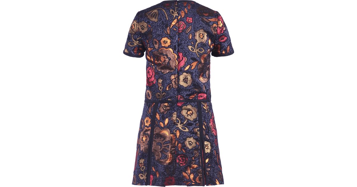 burberry metallic dress