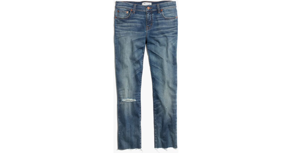 madewell alley straight jeans