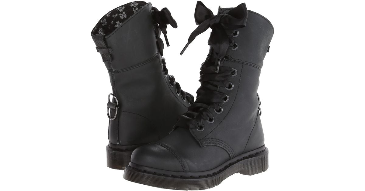 aimilita 9 eye toe cap boot