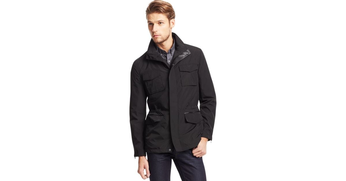 Kenneth Cole New York Mens Hooded Parka Jacket