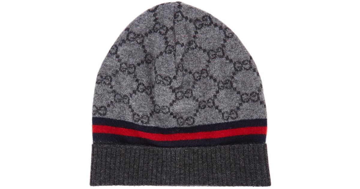 gucci logo beanie