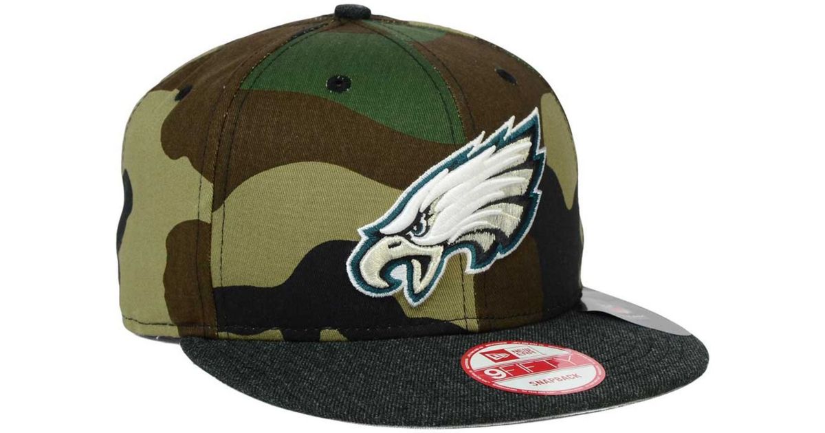 philadelphia eagles camo hat