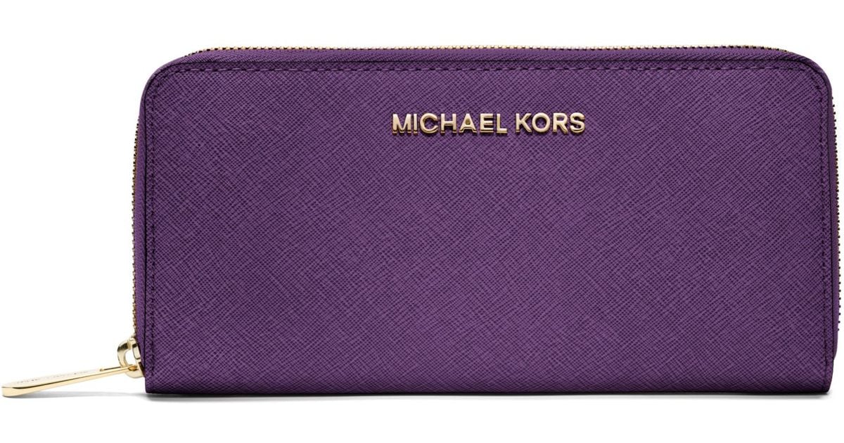 michael kors purple wallet