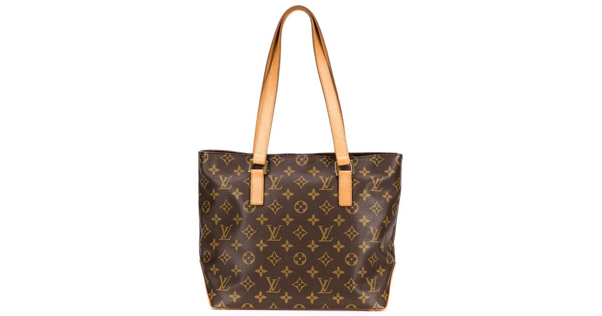 Louis vuitton Mogrammed Tote in Brown | Lyst