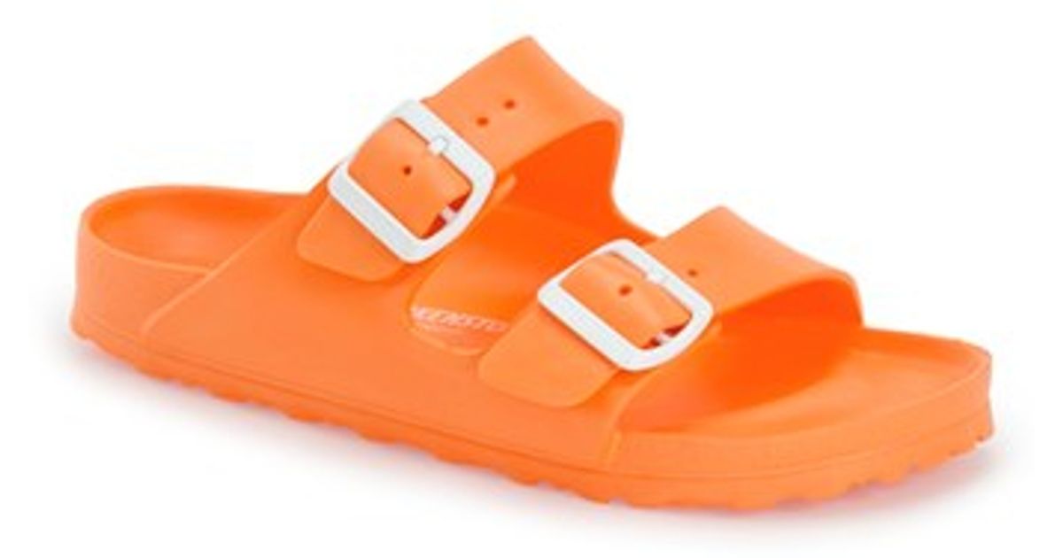 birkenstock arizona eva neon orange