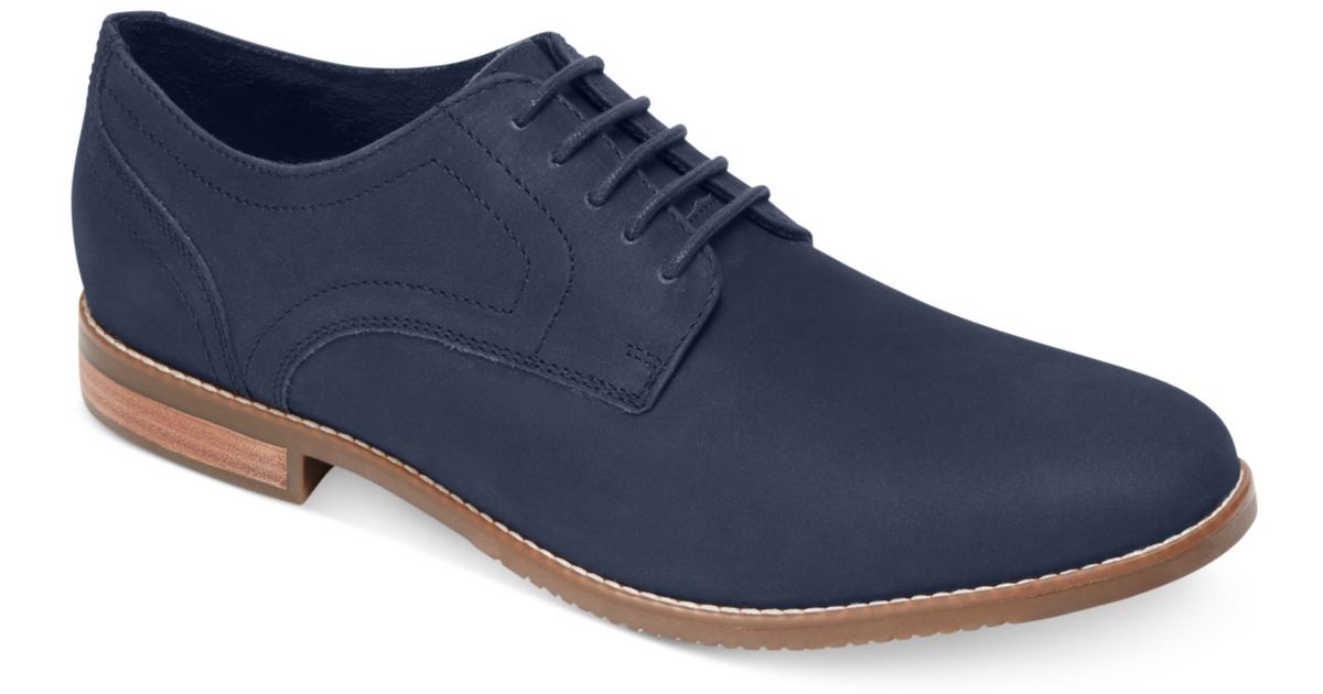 rockport blue suede shoes