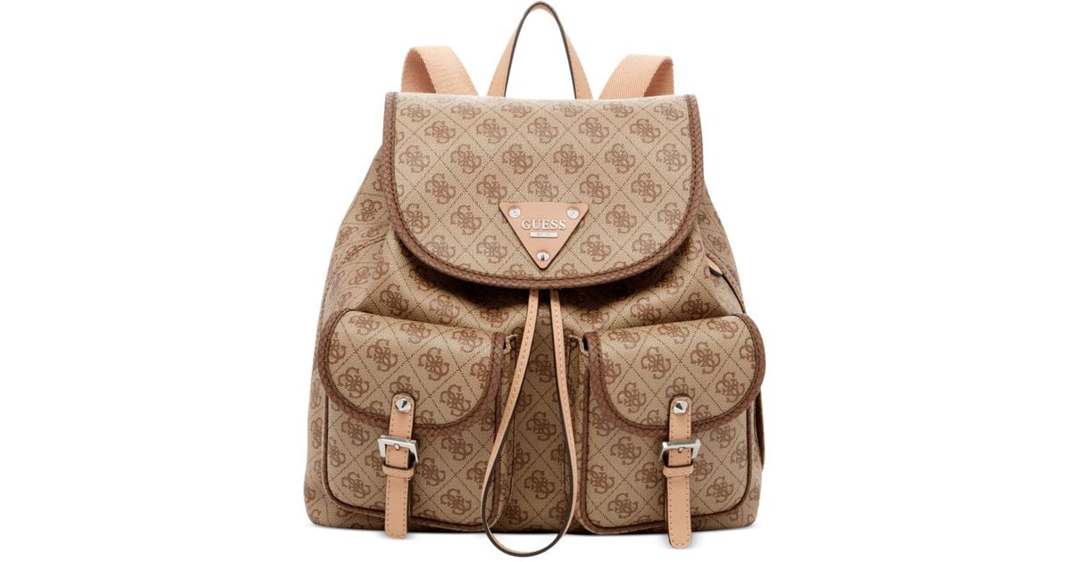 guess backpack beige