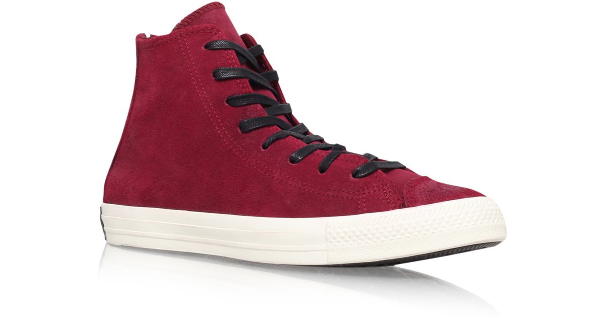 maroon suede converse