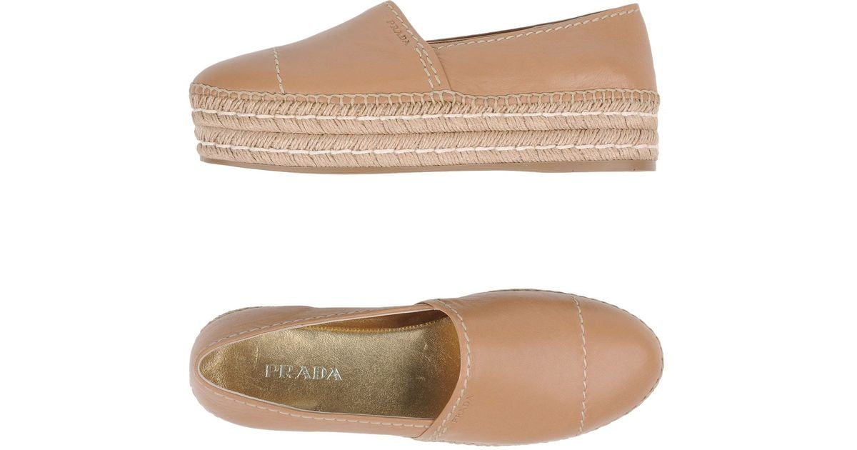 prada flat quilted leather espadrilles