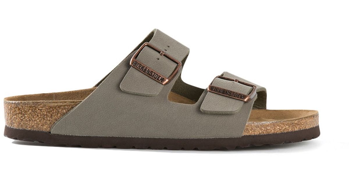 gray birkenstock sandals