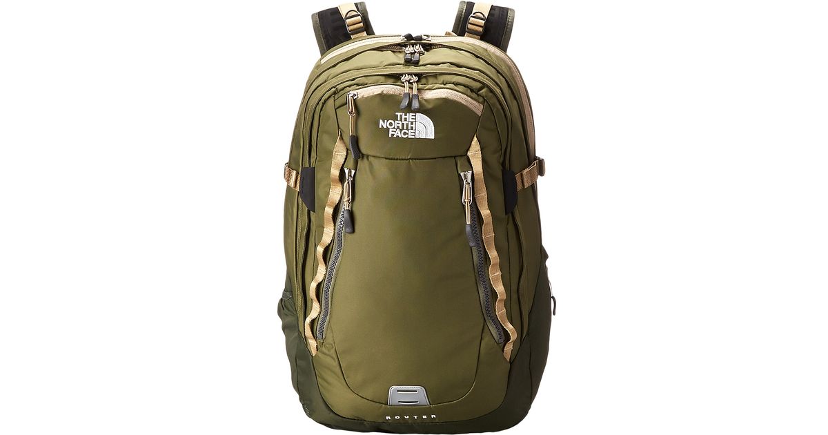 North Face Router in Burnt Olive Green 