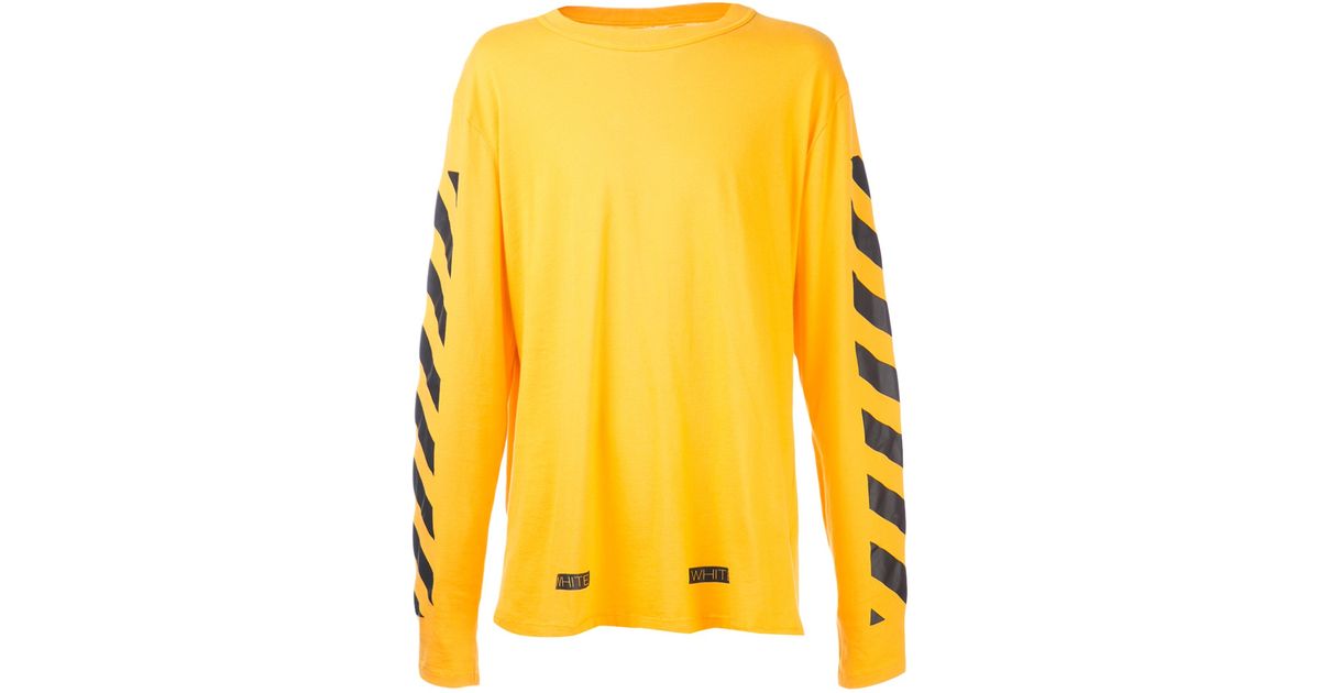 c/o Virgil Abloh Long Sleeve in Yellow Men | Lyst