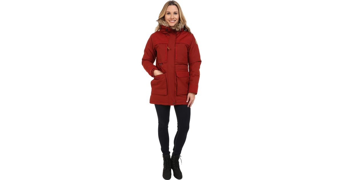 Fjallraven Polar Guide Parka in Deep Red (Red) - Lyst