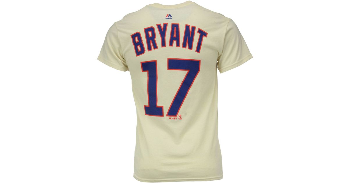 kris bryant majestic jersey