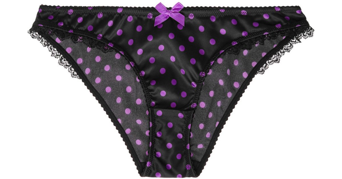 polka dot panty