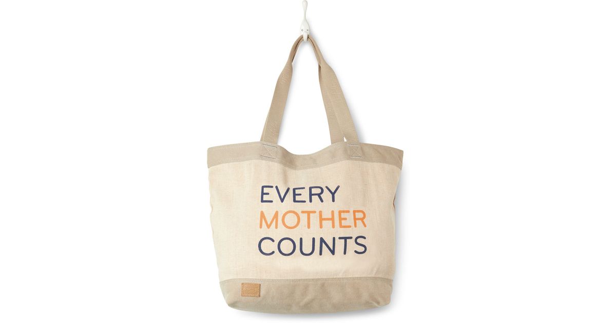 Lyst Toms Light Grey Every Mother Counts Tote Bag In Gray