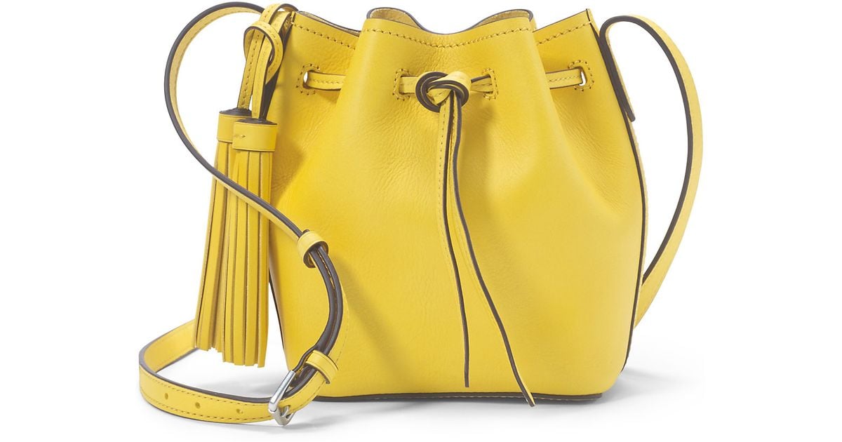 bucket bag yellow