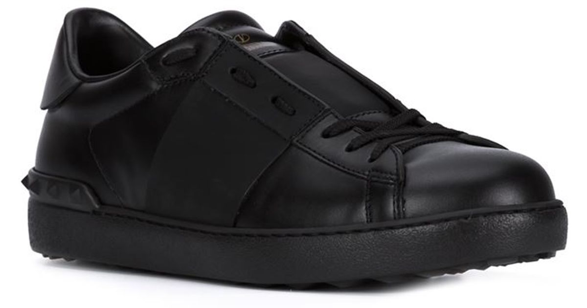 valentino open sneaker black