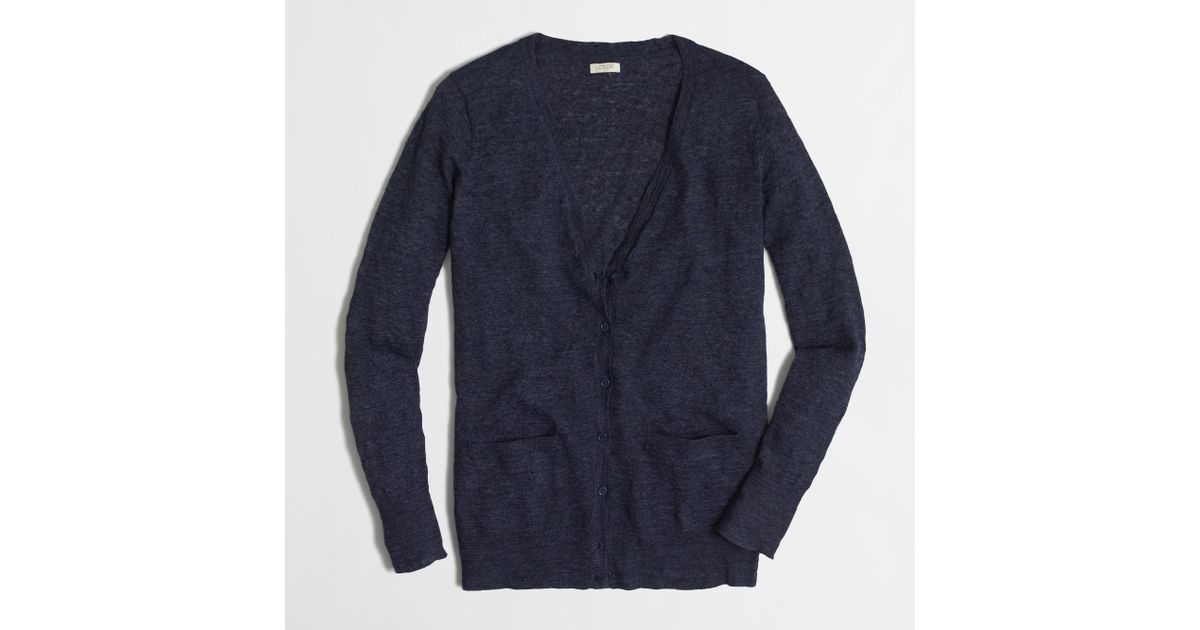 petite navy cardigan sweater