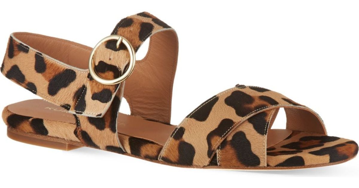 kurt geiger leopard print sandals