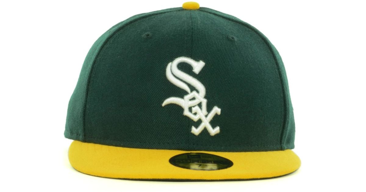 green white sox hat