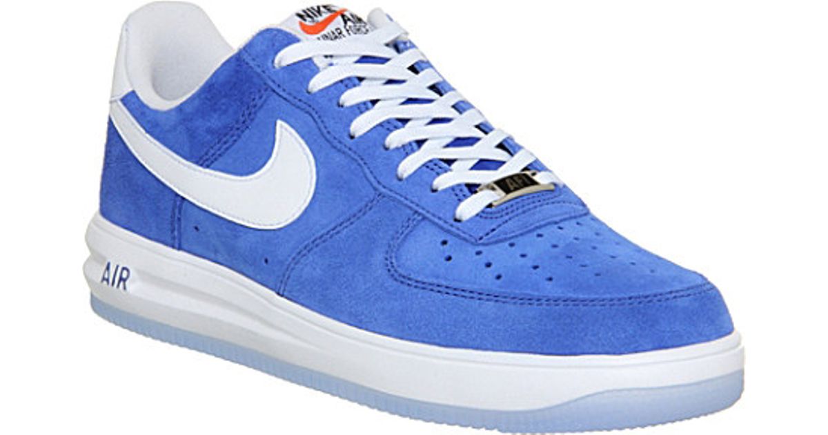 Nike Lunar Air Force 1 Trainers - For Men in Blue for Men | Lyst UK