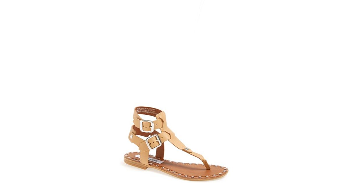 steve madden tan leather sandals