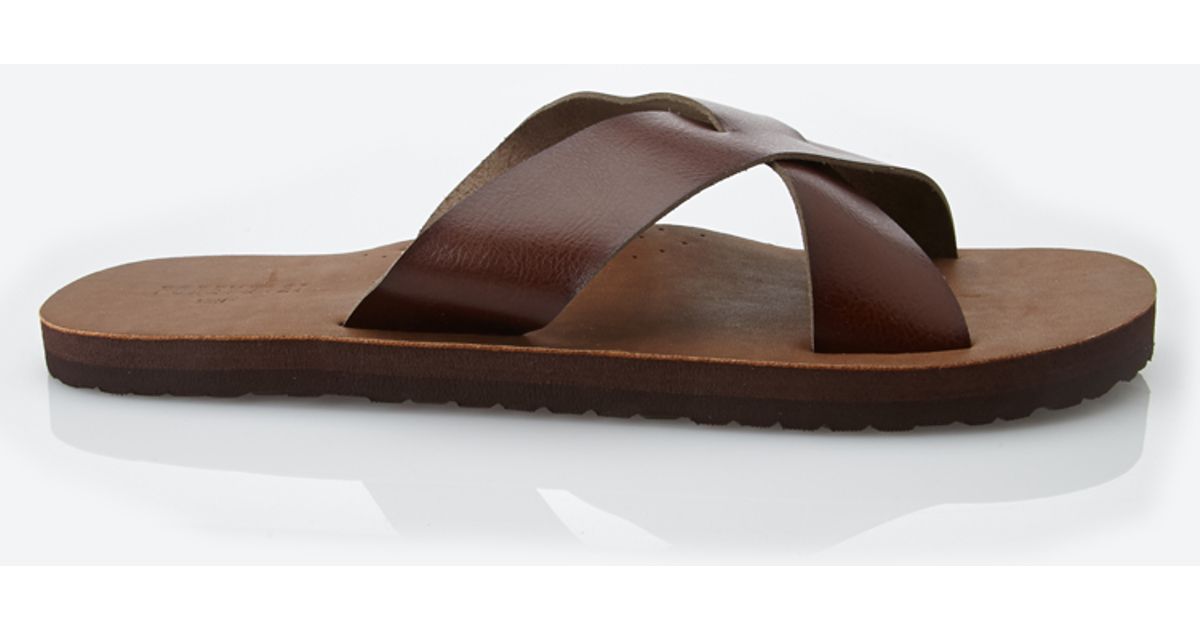 men's criss cross sandals