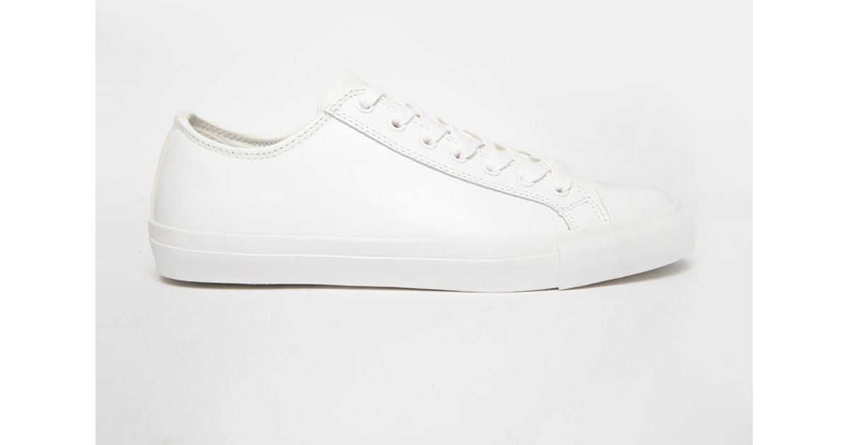 ALDO Amede Leather Sneakers in White 
