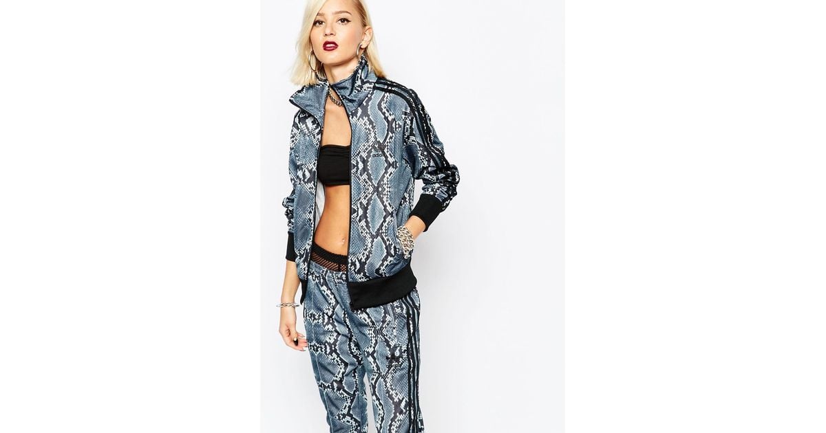 adidas Originals Snake Print Track Jacket | Lyst