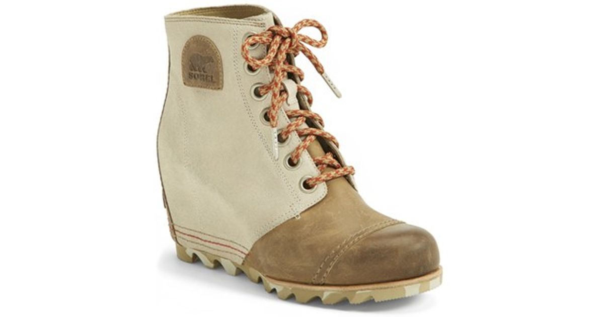 sorel waterproof wedge bootie