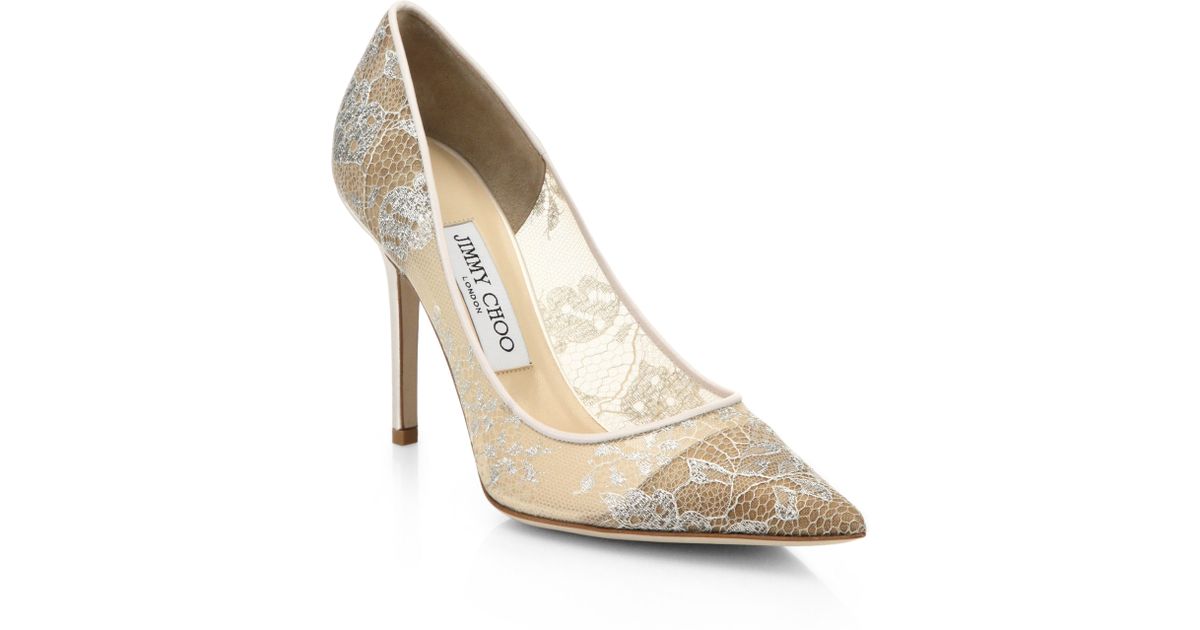 jimmy choo white lace
