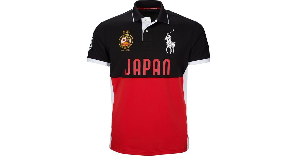 Ralph Lauren Japan Performance Mesh Polo in Red for Men Lyst