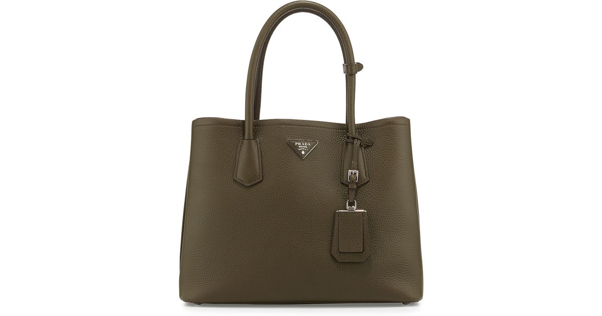 prada pebbled leather tote