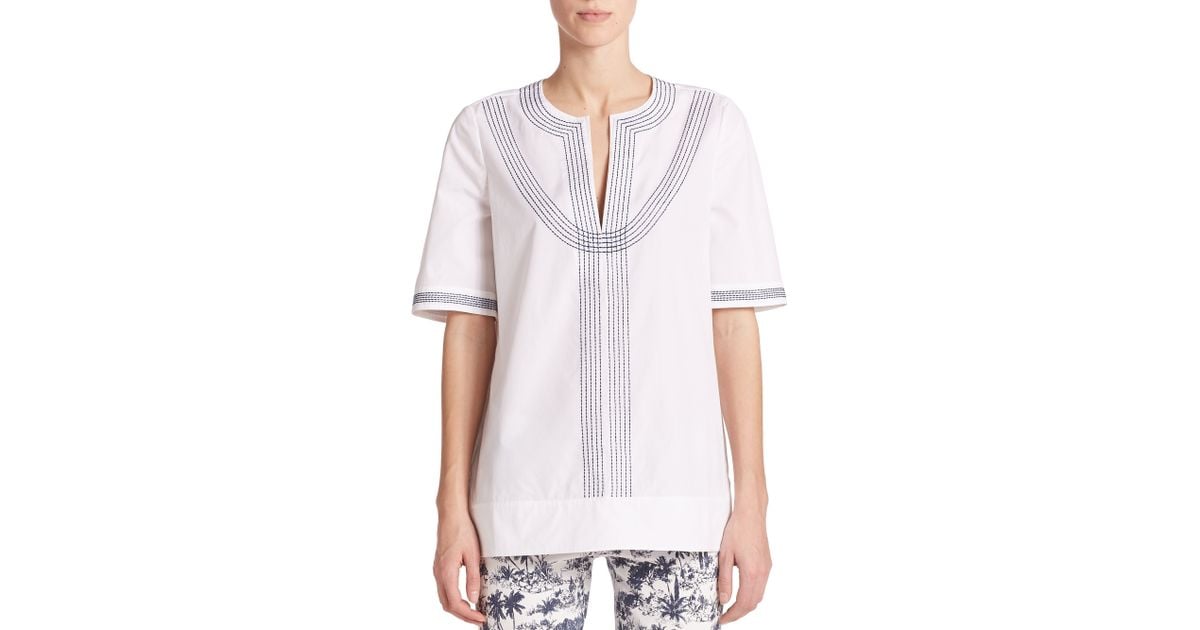 Tory Burch Embroidered Shirt - Farfetch Tory Burch Embroidered Shirt - Farfetch