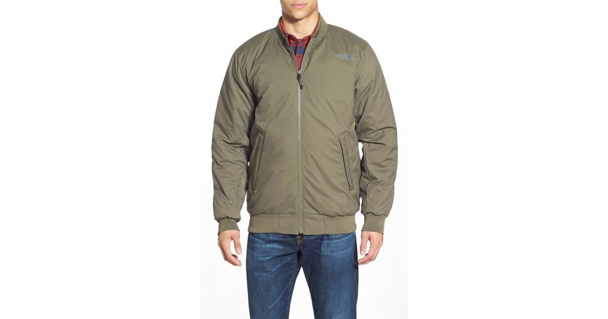 north face reversible bomber jacket
