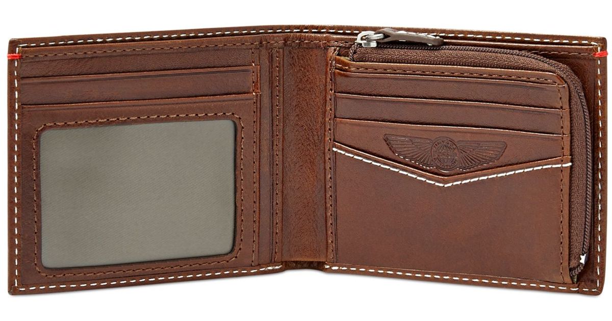 MenS Quinn L-Zip Bifold Wallet MenS Quinn L-Zip Bifold Wallet
