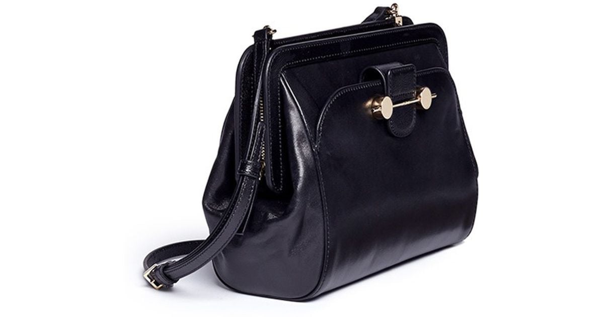 Jason Wu Black Daphne Leather Crossbody Bag
