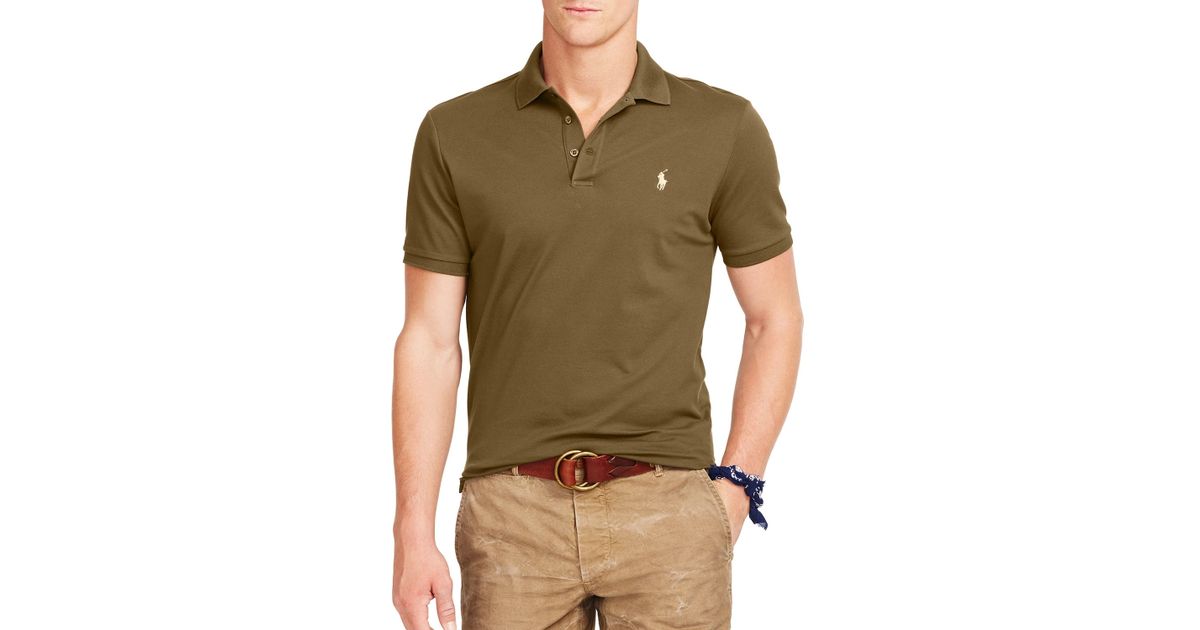 olive green ralph lauren shirt