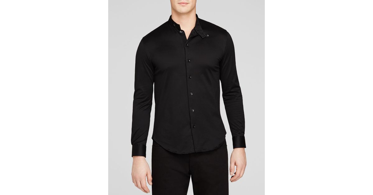 armani button down shirt