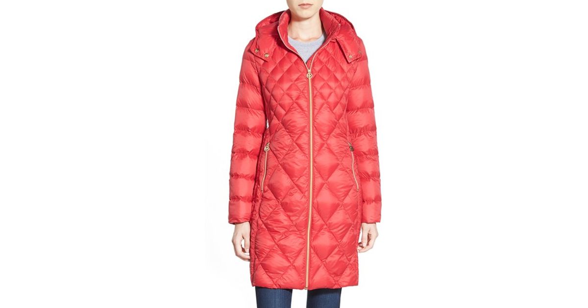 michael kors quilted down filled parka