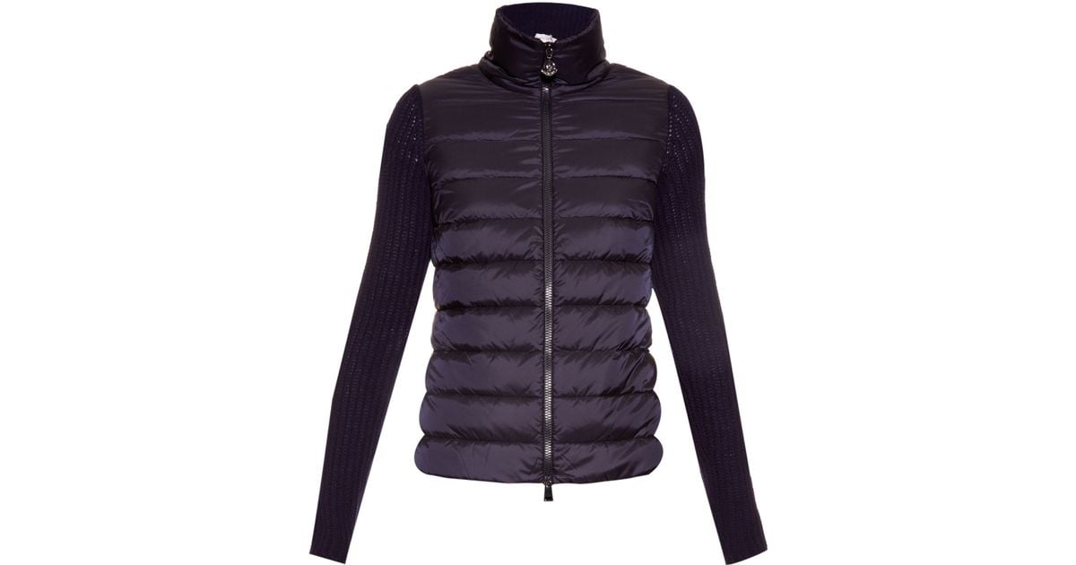 moncler down quilted front ribbed jacket moncler down quilted front ribbed jacket