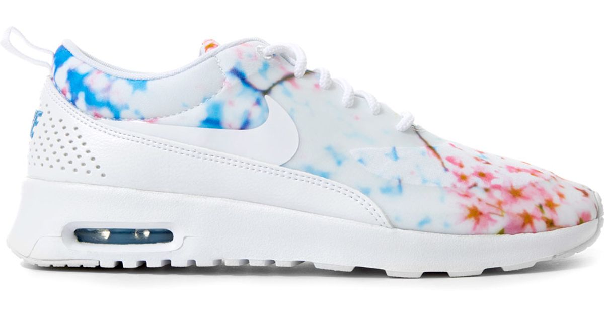 Nike Rubber Cherry Blossom Printed Air Max Thea Trainers - Lyst