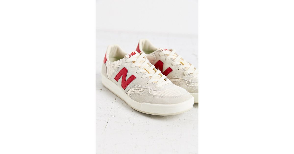 New Balance Crt300 Court Sneaker in Red | Lyst