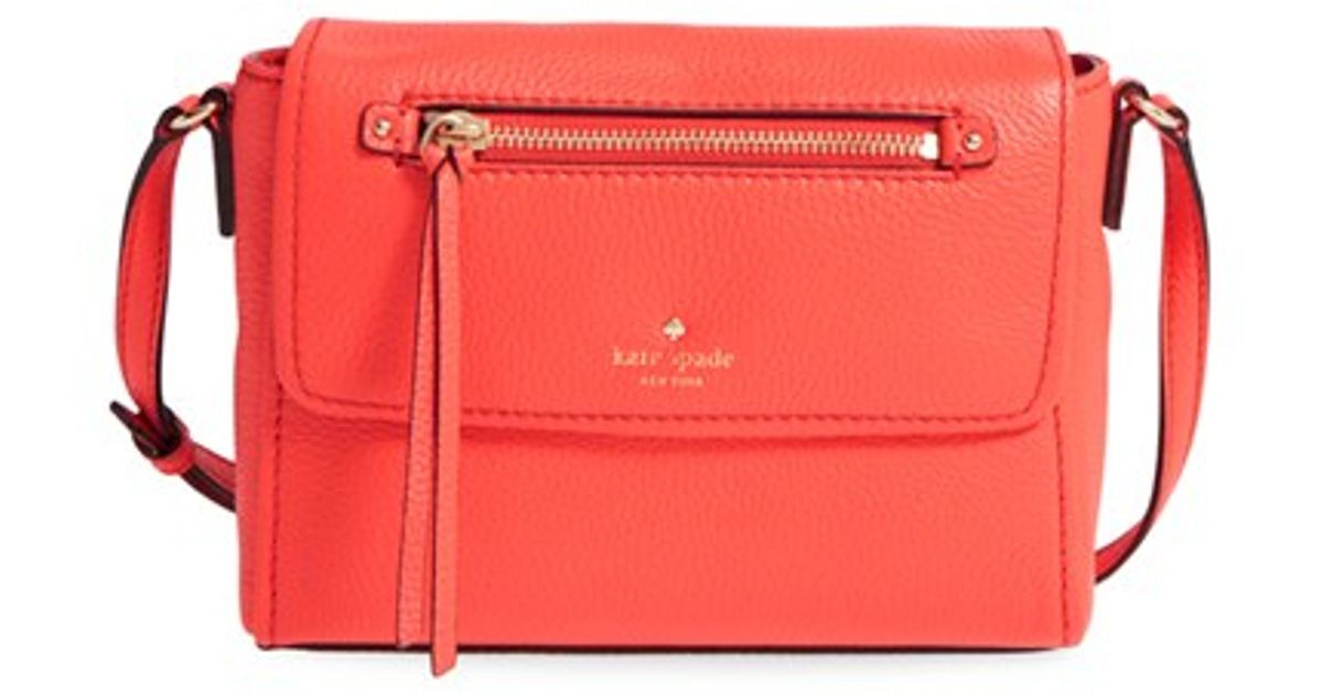 Lyst Kate Spade New York Cobble Hill Mini Toddy Leather Lyst Kate Spade New York Cobble Hill Mini Toddy Leather Crossbody Bag In Orange