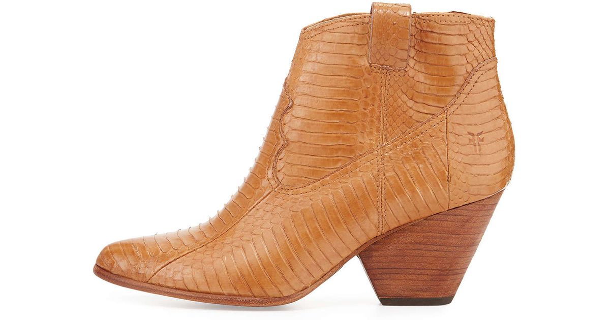 frye snakeskin boots