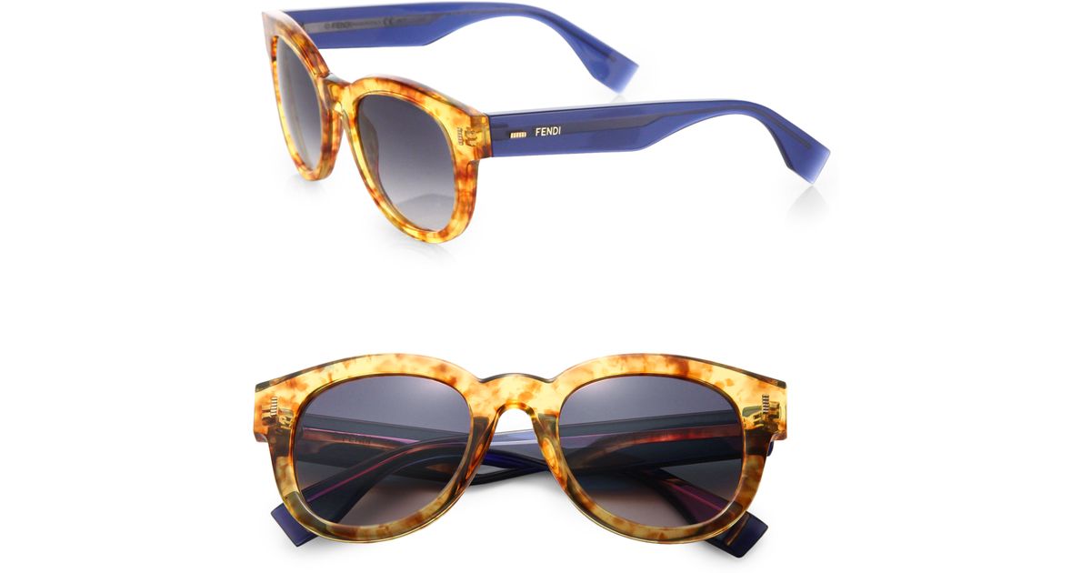 Fendi Colorblock Sunglasses Cheap Sale 