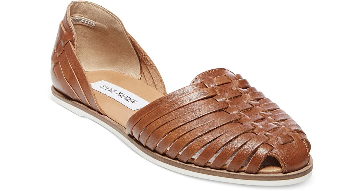 huarache slip on sandals